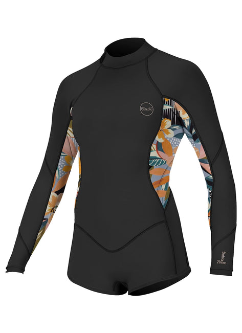 O'Neill Girls' 2/1MM Bahia Back Zip Springsuit Wetsuit