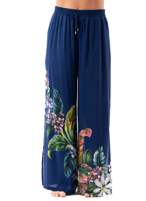 Jantzen Women's Palm Delight Josephine Pull On Cover Up Pant