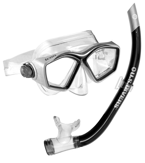 U.S. Divers Icon Mask and Airent Snorkel Set