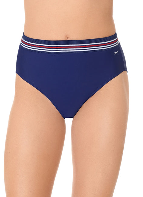 Reebok Women's Solid High Waist Bikini Bottom