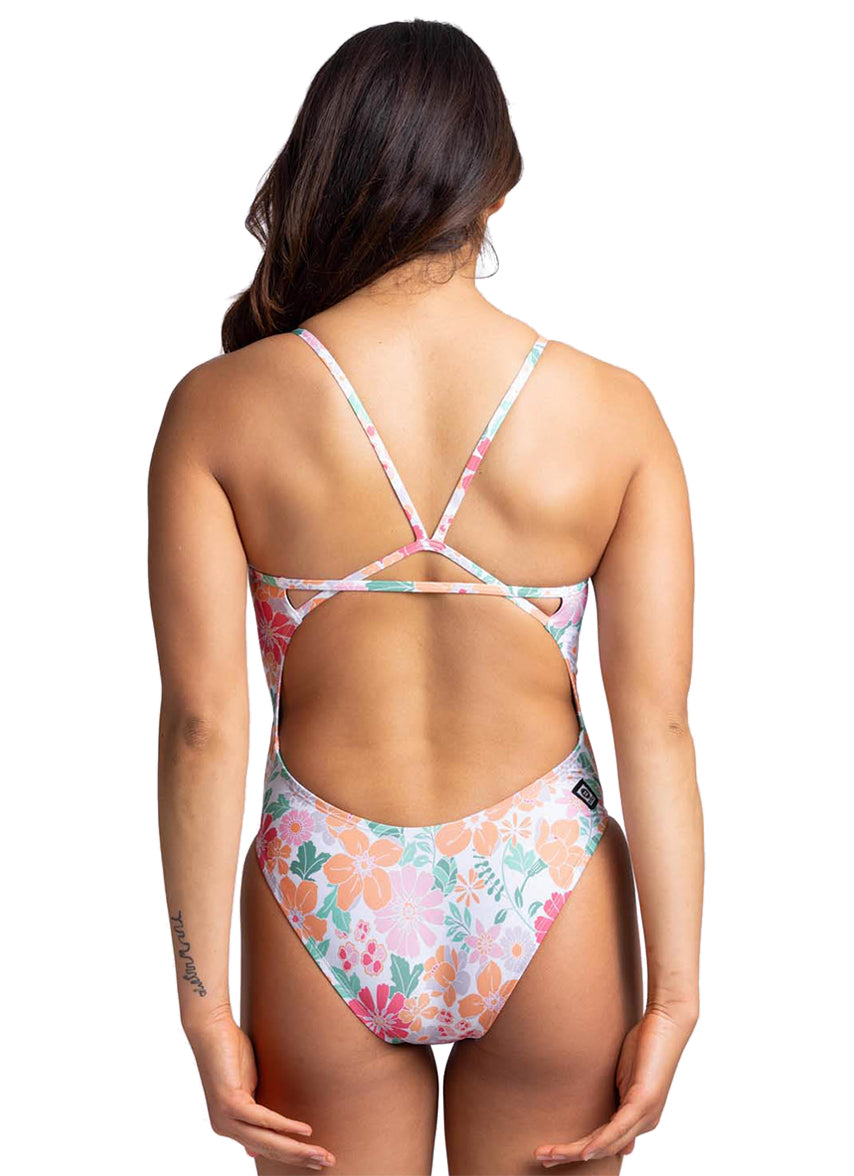 JOLYN Women's Perry Bouquet One Piece Swimsuit