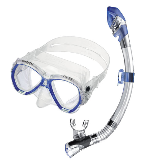 Seac USA Adult Elba Dry Snorkel Set