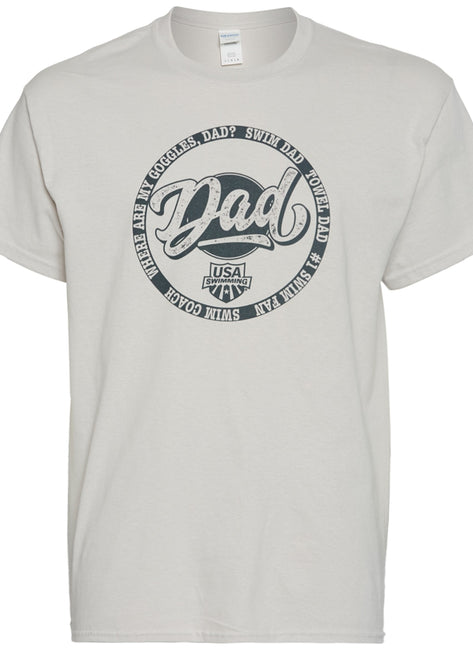 USA Swimming Men's Best Swim Dad Crew Neck T-Shirt