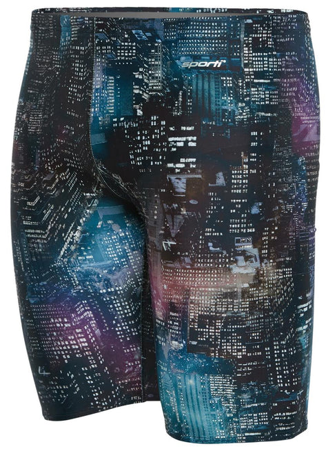 Sporti Polyester City Lights Jammer Swimsuit