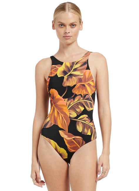 Jets Swimwear Australia Women's Palmas High Neck One Piece Swimsuit
