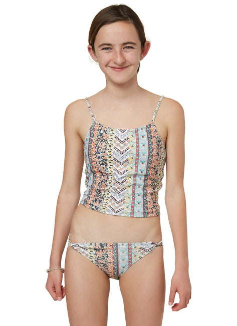 O'Neill Girls' Coco Hi Neck Tankini Set