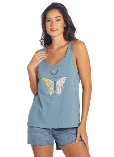 Hurley Women's Flutter Washed Racerback Tank
