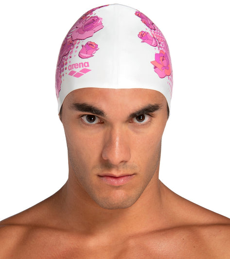 Arena Breast Cancer Awareness Flat Silicone Swim Cap