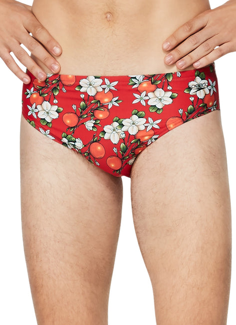 Speedo X Caeleb Dressel Men's Printed Brief Swimsuit