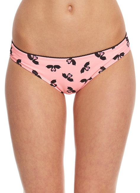 Betsey Johnson Swooning Swans Hipster Bikini Bottom