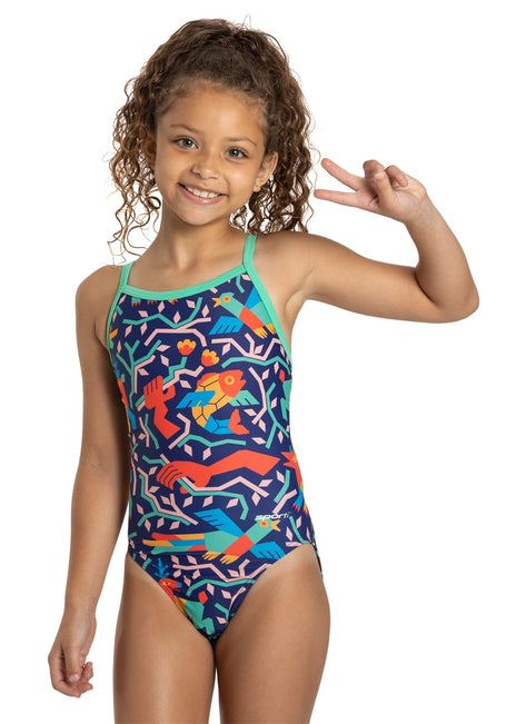 Sporti x Damian Orellana Limited Edition Laguna Thin Strap One Piece Swimsuit Youth (22-28)