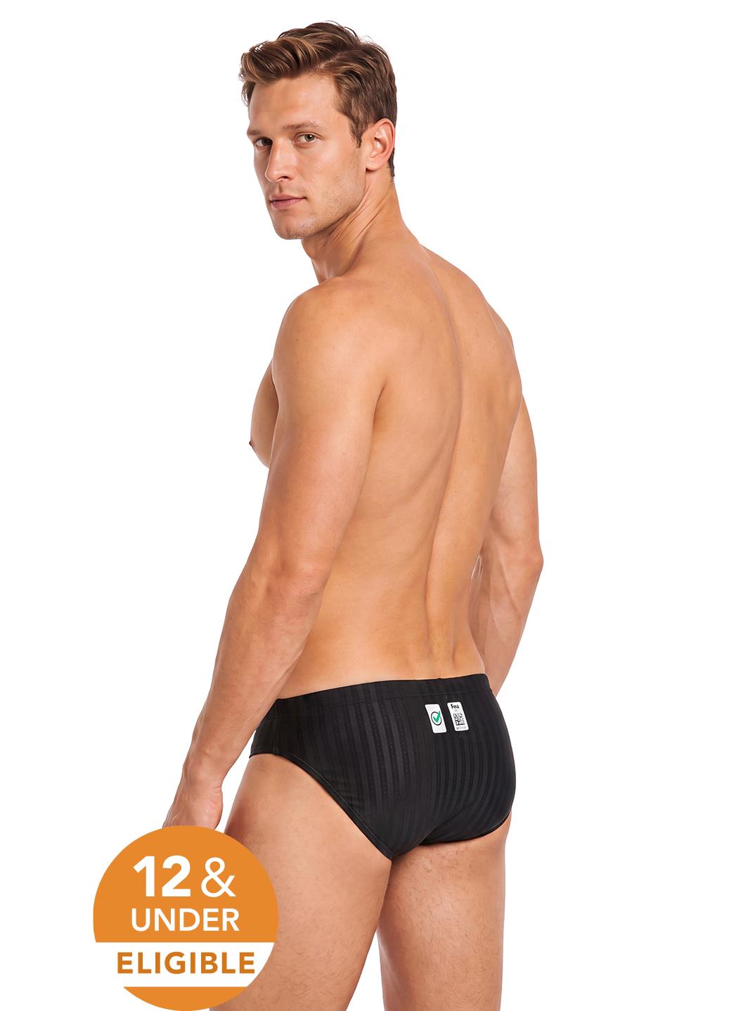 Mizuno Men's Stream Ace Brief Tech Suit Swimsuit at SwimOutlet.com