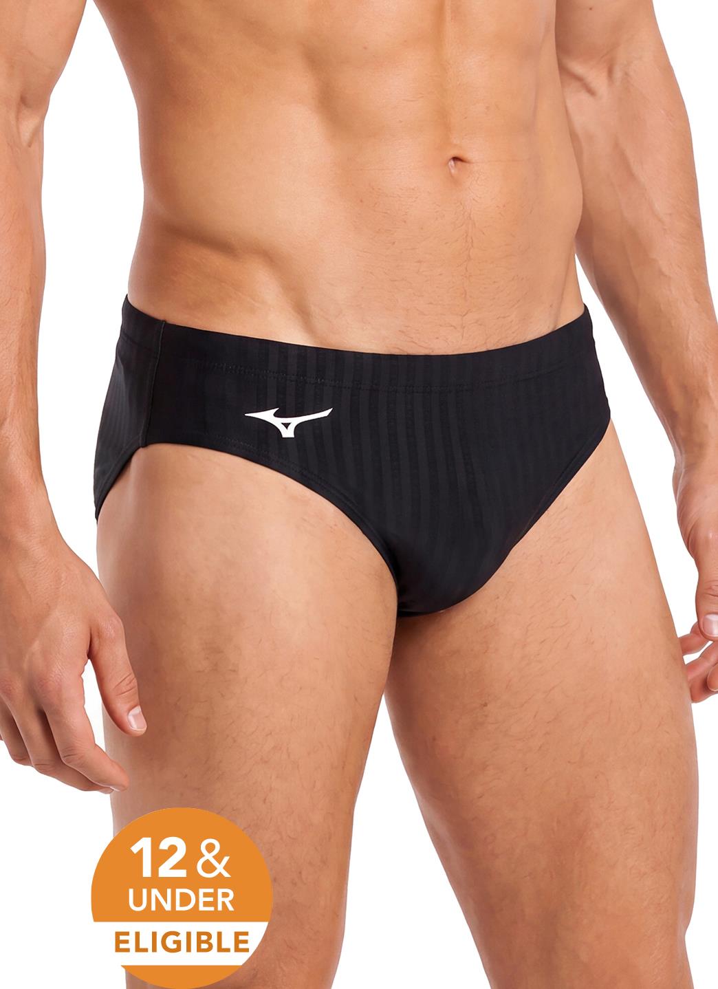 Mizuno Men's Stream Ace Brief Tech Suit Swimsuit at SwimOutlet.com