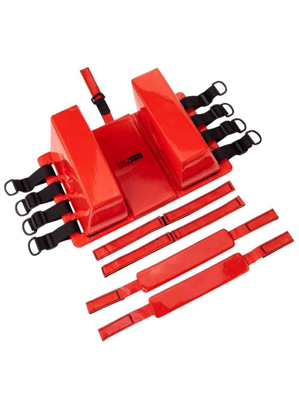 LINE2Design Spine Board Head Immobilizer for Backboard at