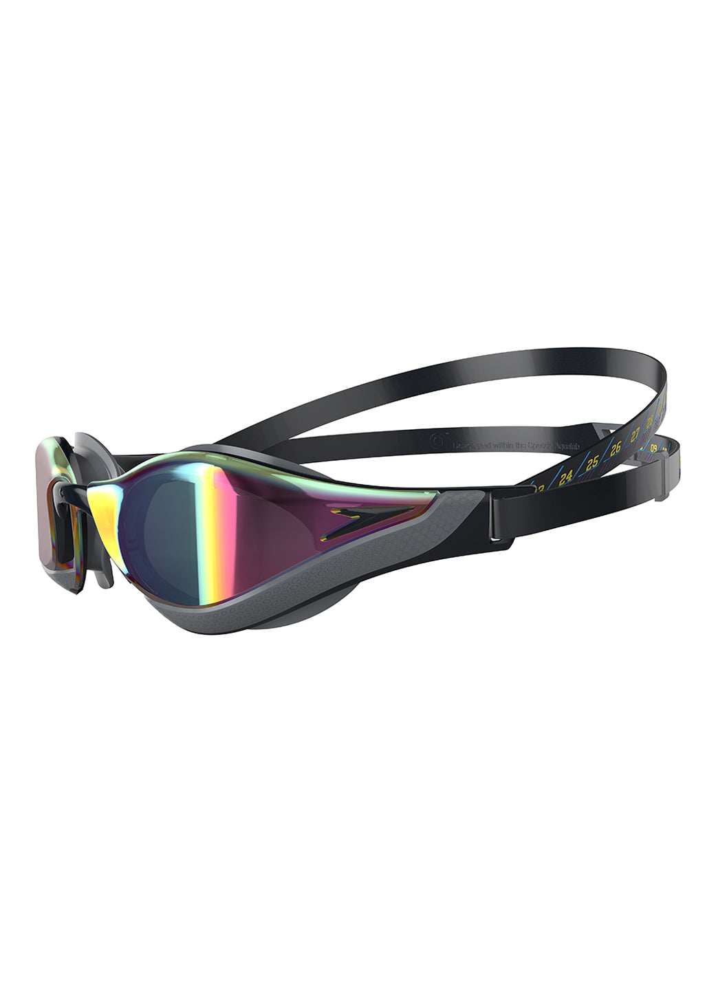 speedo lzr pure focus swim goggle Speedo Fastskin Pure Focus Mirrored Goggle Black/Cool Grey/Ruby