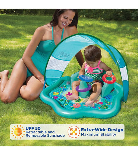 Aqua Leisure Beach Baby Splash Mat With Canopy