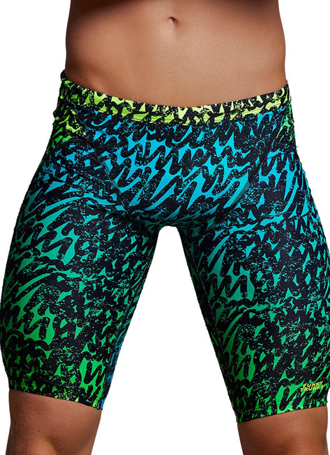 Funky Trunks Men's Spraying Alive Training Jammer Swimsuit