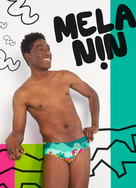 Sporti x She Is This Limited Edition Mountain Flower Brief Swimsuit