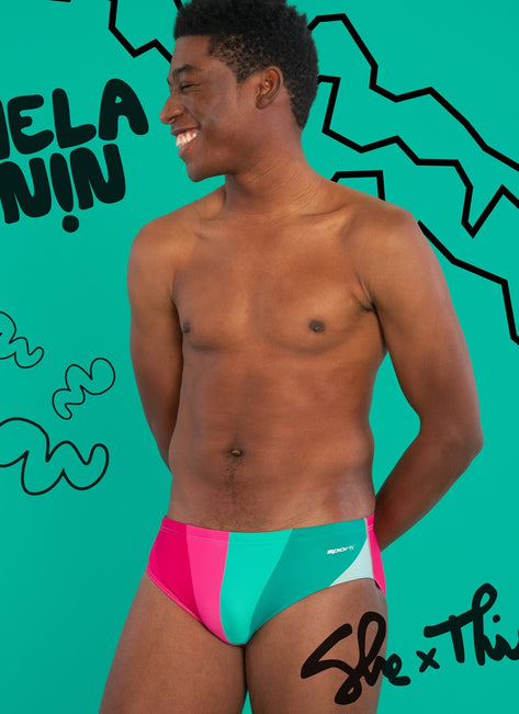 Sporti x She Is This Limited Edition Melanin Brief Swimsuit