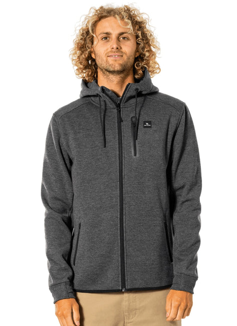 Rip Curl Men's Anti Series Departed Zip Through Zip Front Hoodie