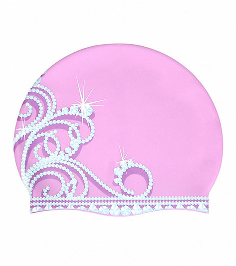 Sporti Princess Tiara Silicone Swim Cap