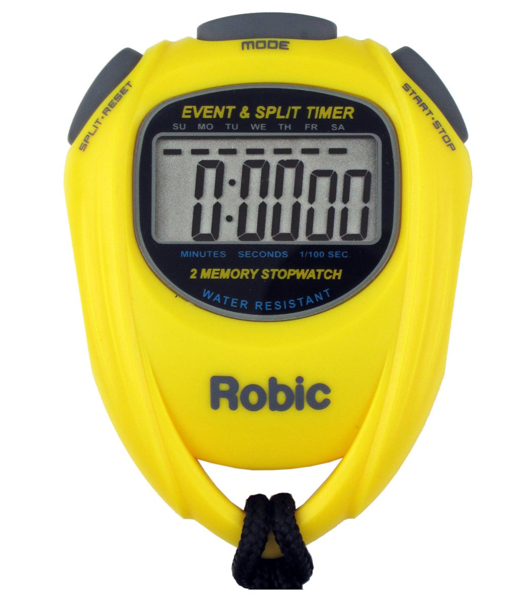 Robic Timer Robic SC-539 Water Resistant Event and Split Time Stop Watch at ...