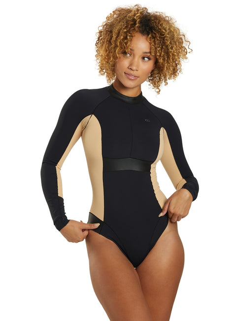 Rip Curl Women's Mirage Ultimate Long Sleeve UPF 50 One Piece Swim Suit