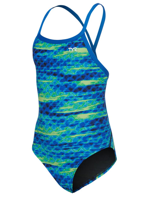 TYR Girls' Castaway Diamondfit One Piece Swimsuit