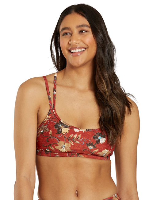 Sporti Active Vintage Bali Double Cross Workout Bikini Top