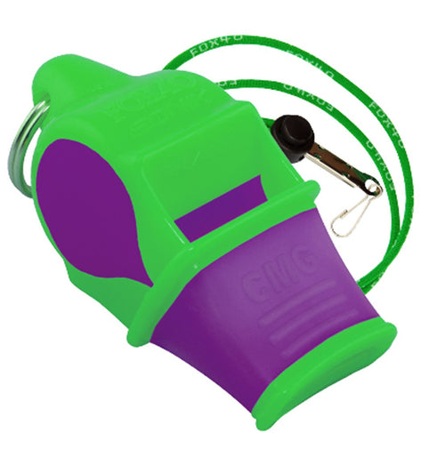 Fox40 Sonik Blast CMG Multi Color Lifeguard Whistle w/ Lanyard