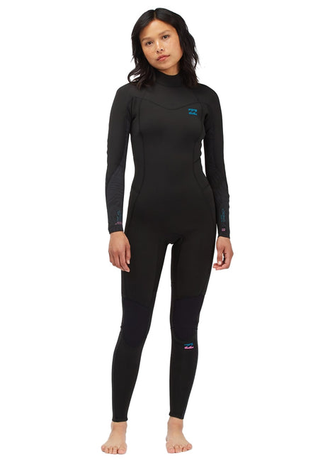 Billabong Women's 3/2mm Synergy Long Sleeve Fullsuit Wetsuit