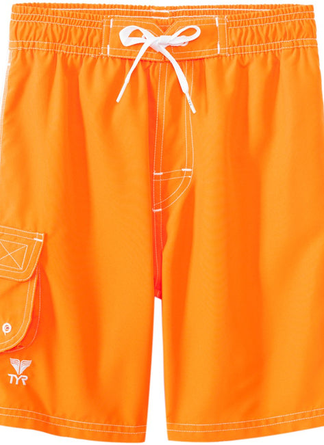 TYR Boys' Solid Challenger Swim Short (Toddler, Little Kid, Big Kid)