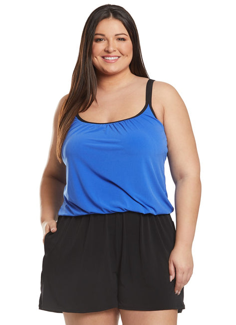 Maxine Plus Size Swim Romper