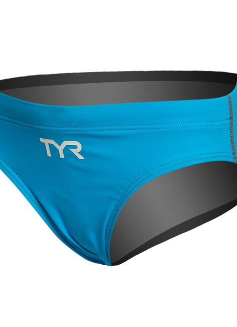 TYR Boys' Thresher Solid Racer Brief Swimsuit