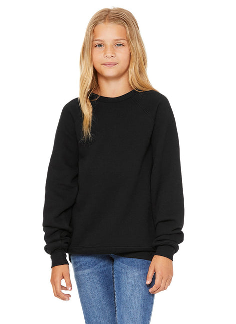 Bella + Canvas Youth Sponge Fleece Raglan Sweatshirt