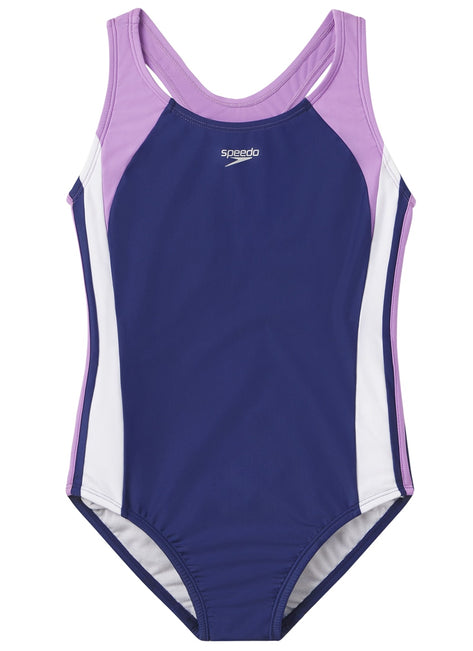 Speedo Girls' Infinity Splice One Piece Swimsuit (Little Kid, Big Kid)