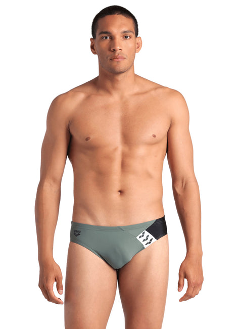Arena Men's Stripe Brief Swimsuit