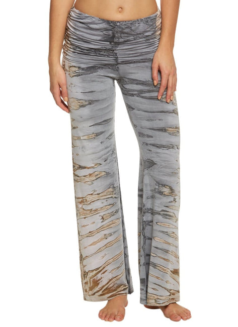 Hard Tail Ruched Waist Wide Leg Yoga Pants