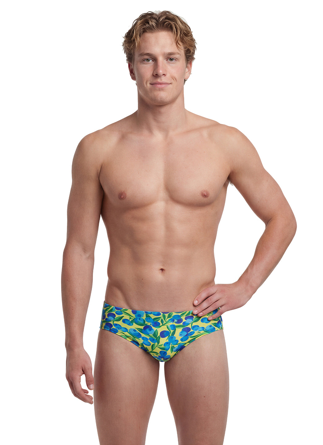 Sporti Blueberry Breeze Brief Swimsuit (26-40) at SwimOutlet.com