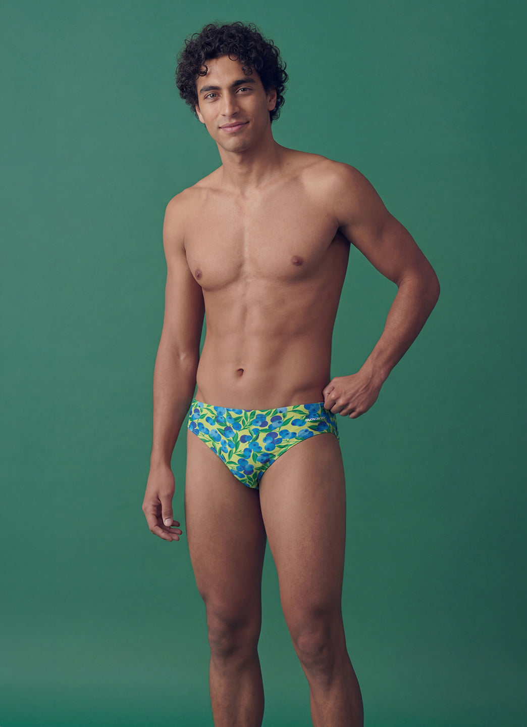 Sporti Blueberry Breeze Brief Swimsuit (26-40) at SwimOutlet.com