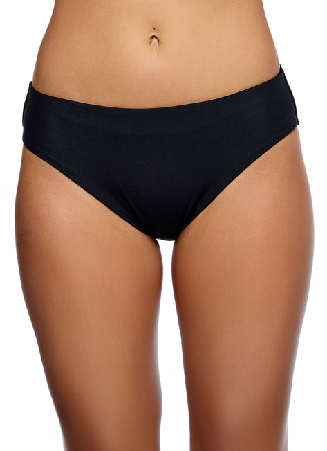 Next by Athena Women's Good Karma Shoreside Midrise Retro Bikini Bottom