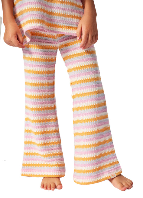 Rip Curl Girls' Rainbow Tide Stripe Pant (Toddler, Little Kid)