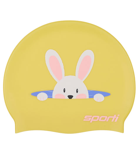 Sporti Bunny Surprise Silicone Swim Cap