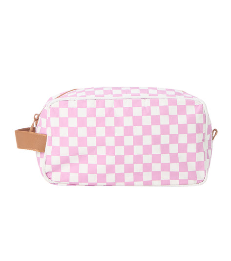 ALOHA Petite Check Dopp Kit Splash Proof Bag