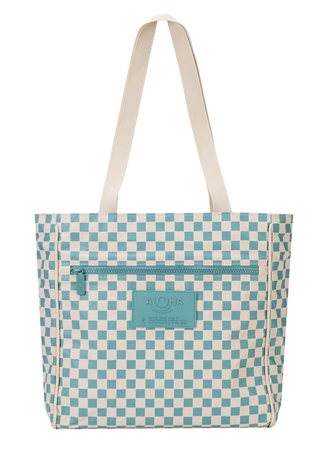 ALOHA Go-To Petite Checker Beach Tote