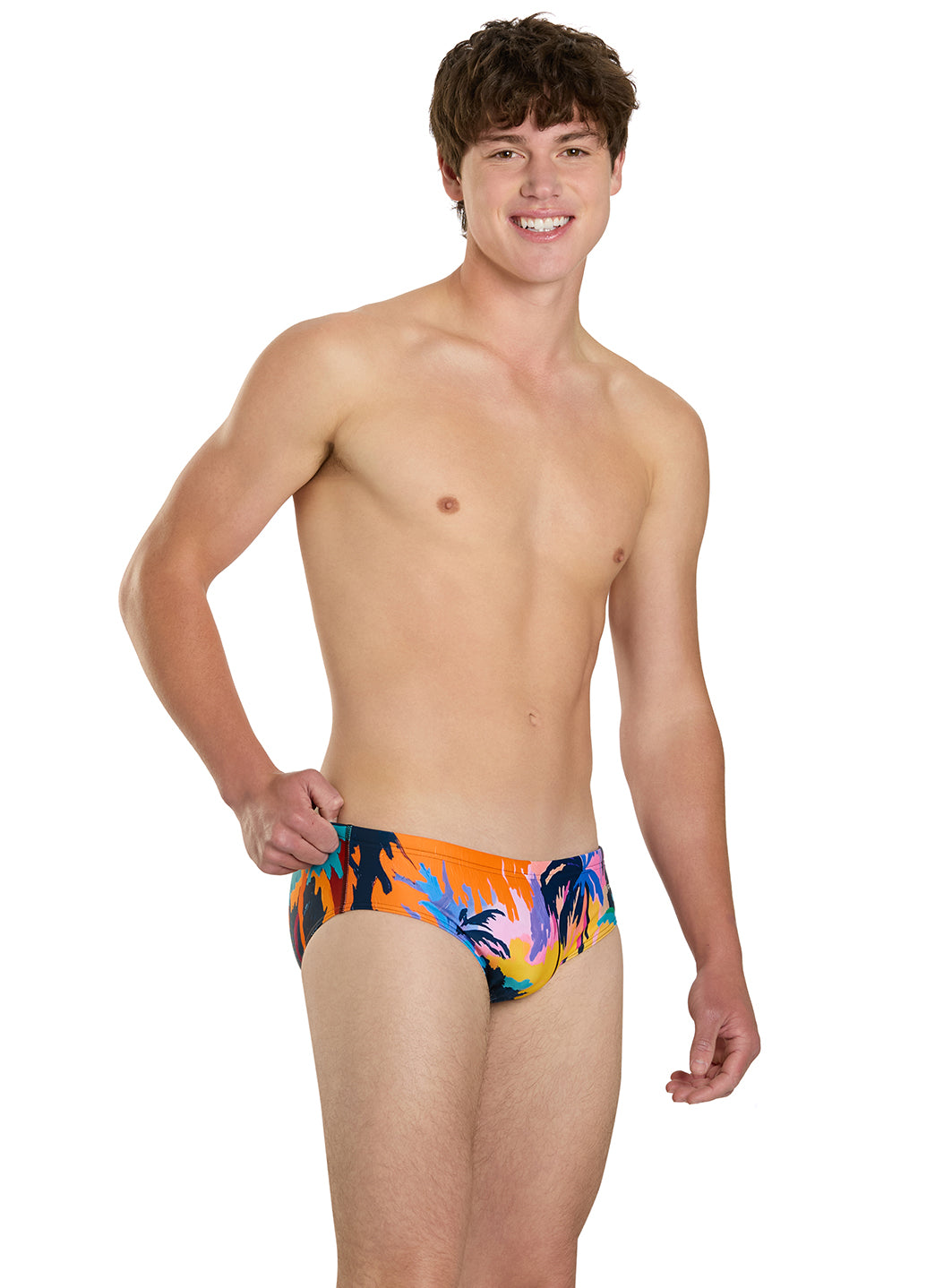 Sporti Tahitian Sunset Brief Swimsuit (26-40) at SwimOutlet.com