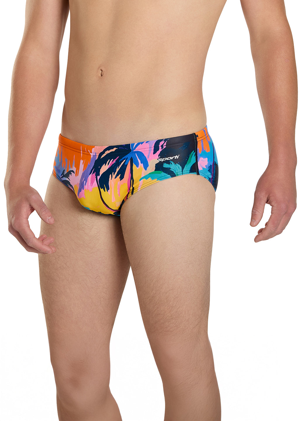 Sporti Tahitian Sunset Brief Swimsuit (26-40) at SwimOutlet.com