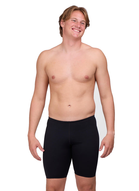 JOLYN Men's Solid Jammer Swimsuit