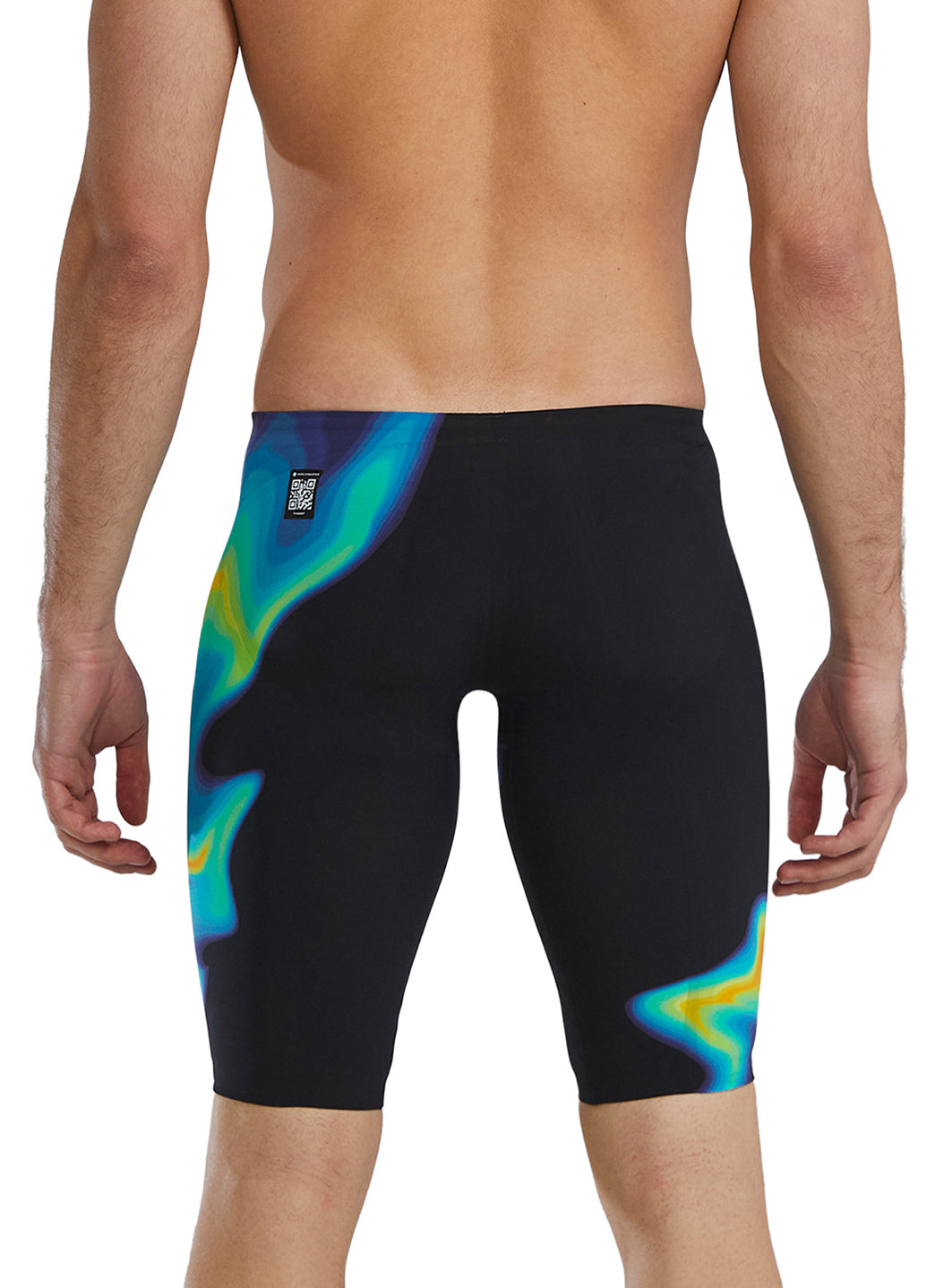 TYR Men's Venzo Infrared Jammer Tech Suit Swimsuit at SwimOutlet.com