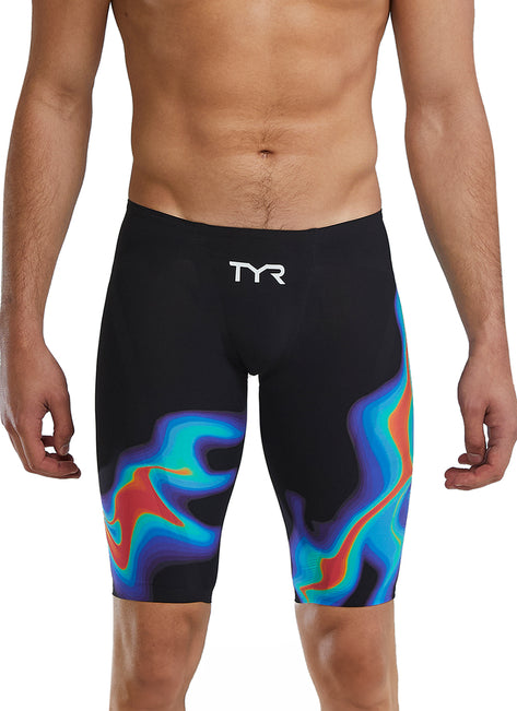 TYR Men's Venzo Infrared  Jammer Tech Suit Swimsuit